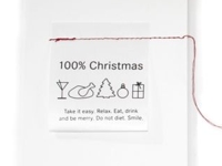 kreativ-Ideen Laundry Label Christmas Card